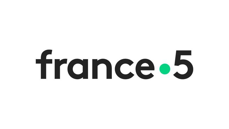 Logo de la chaîne France 5 sur fond blanc