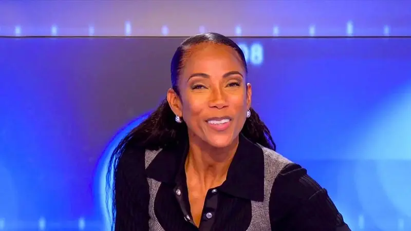 Christine Kelly sur le plateau de son émission sur CNews