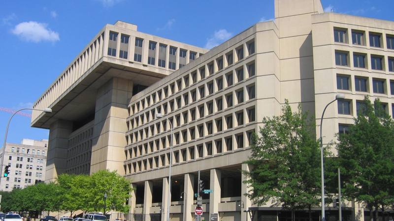 Le siège du FBI à Washington, l'agence fédérale dont s'inspire la série Esprits criminels