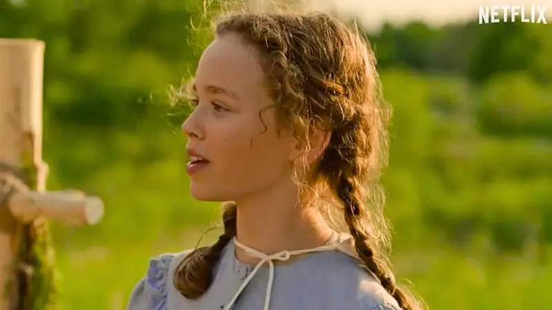Jeune actrice dans la nouvelle version Netflix de La Petite Maison dans la prairie