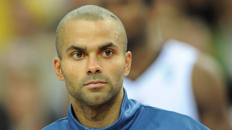 Tony Parker lors de l'Eurobasket 2011, photographie d'archives de l'ancien basketteur
