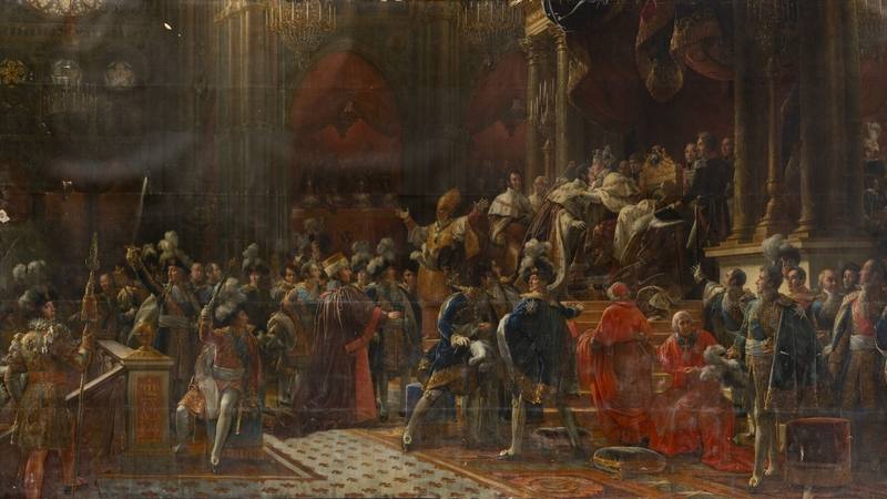 Le sacre de Charles X à Reims le 29 mai 1825, tableau de François Gérard