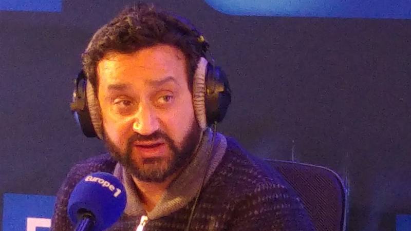 Cyril Hanouna lors d'un enregistrement, l'animateur de TBT9 sur W9