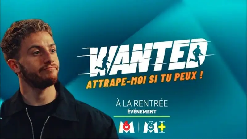 Visuel officiel de l'émission Wanted : attrape-moi si tu peux avec Michou sur M6